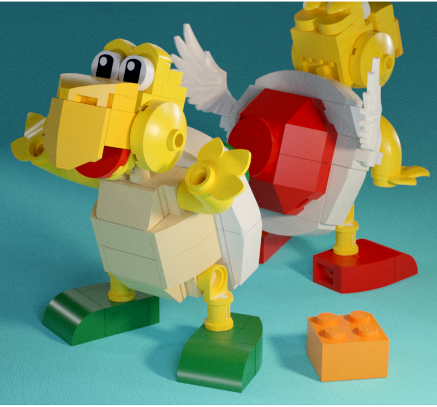 LEGO MOC Koopa Troopa by jheewee | Rebrickable - Build with LEGO