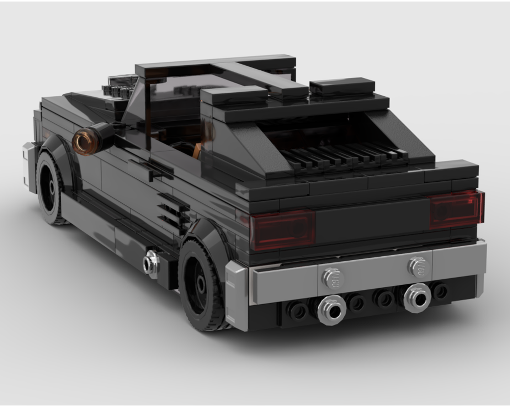 LEGO MOC 80s Agent Car by aVimes | Rebrickable - Build with LEGO