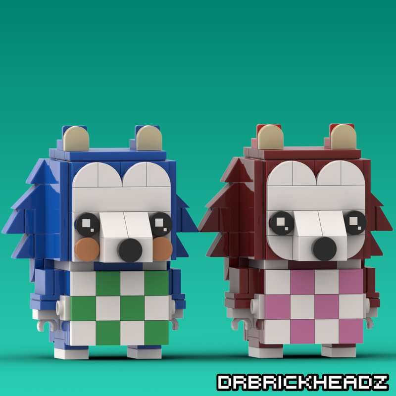 LEGO MOC Mabel + Sable (Animal Crossing) Brickheadz by DrBrickheadz ...