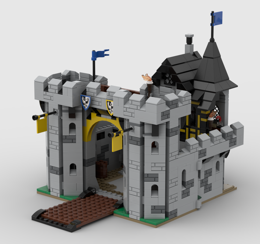 LEGO MOC Black Falcons Fortress by MidiBricks | Rebrickable - Build ...