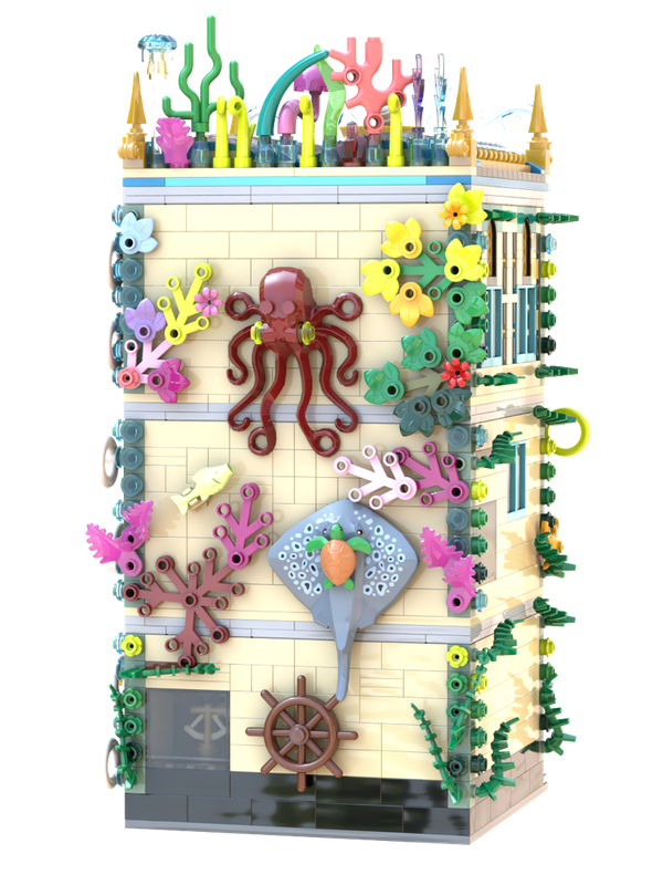 LEGO MOC-194994 Hermit Crab Ocean Themed Bar by Caesar12138