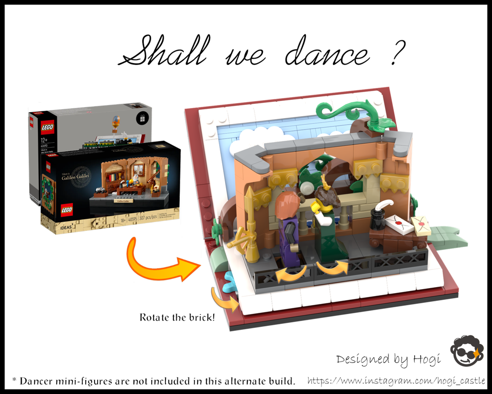 LEGO MOC-195042 Shall we dance? (40595 + 40690 Alternate build) by