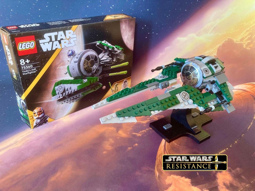 MOC-195107 Yoda's Black Ace Tie Starfighter Custom