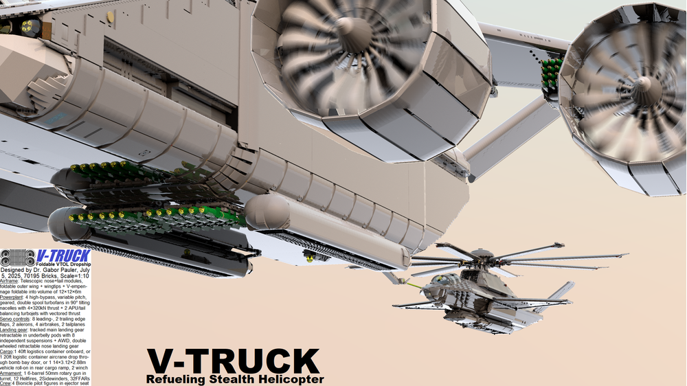 LEGO MOC-195113 V-TRUCK Foldable VTOL Dropship by gjpauler ...