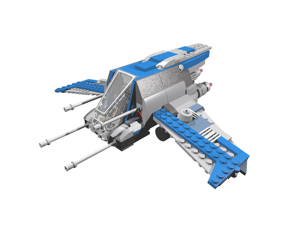 Lego Moc 75149 Guppy Starship By Berth 