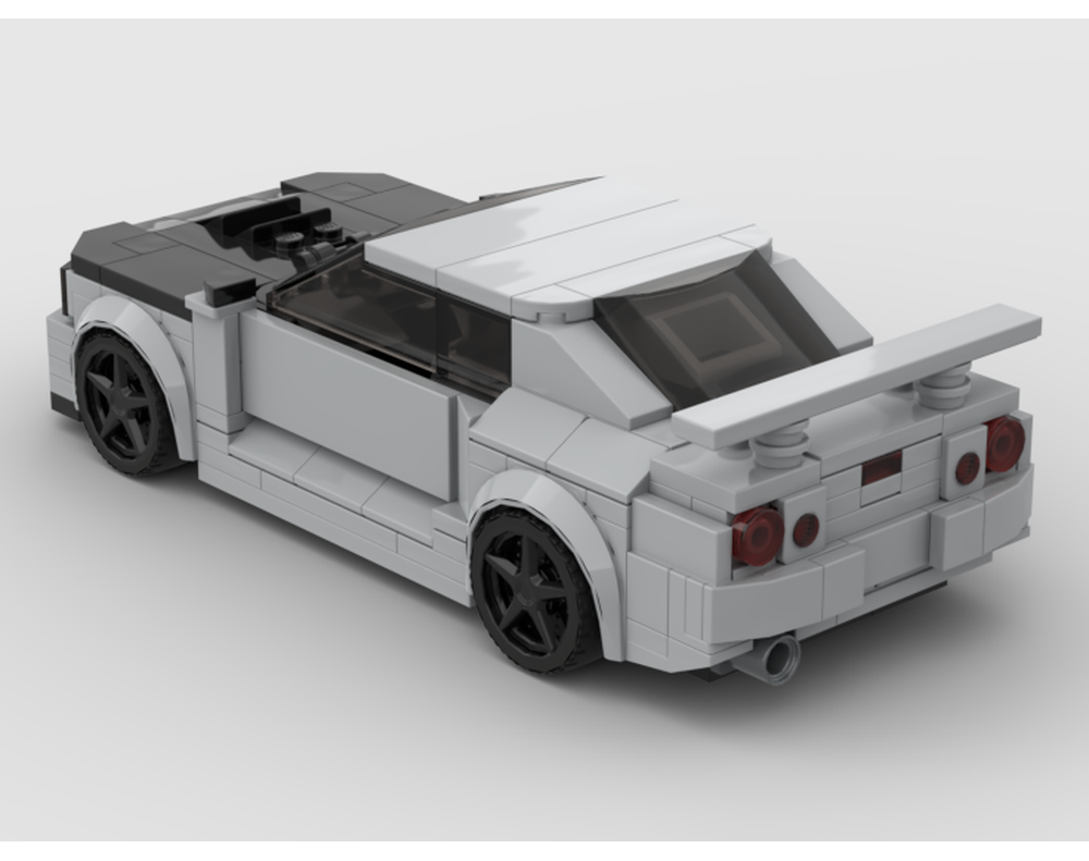 LEGO MOC Nissan Skyline GTR R34 by Londonski_501 | Rebrickable - Build ...