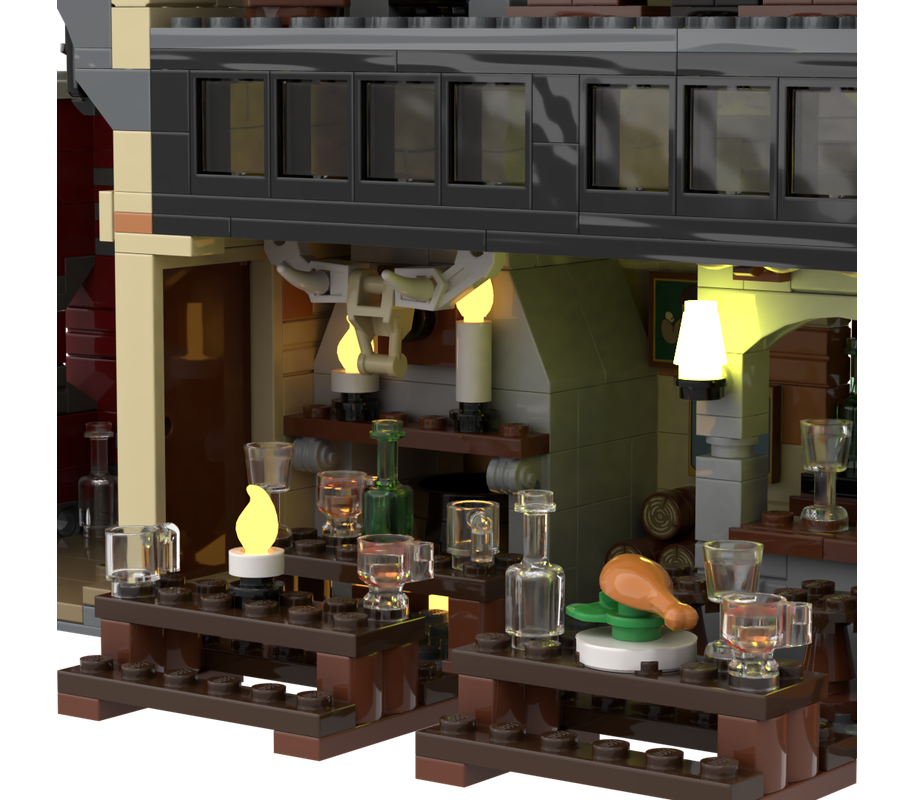 LEGO MOC-195175 The Leaky Cauldron by JD Bricks | Rebrickable - Build ...