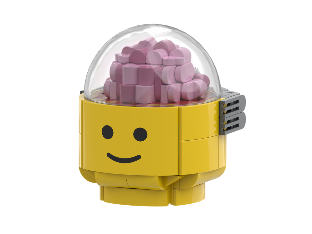 LEGO MOC Up-Scaled LEGO Minifigure Accessory Dome of Knowledge