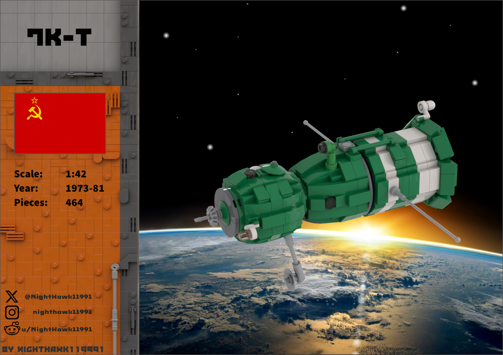 LEGO MOC-195218 7K-T (1:42 Minifig scale) by NightHawk11991