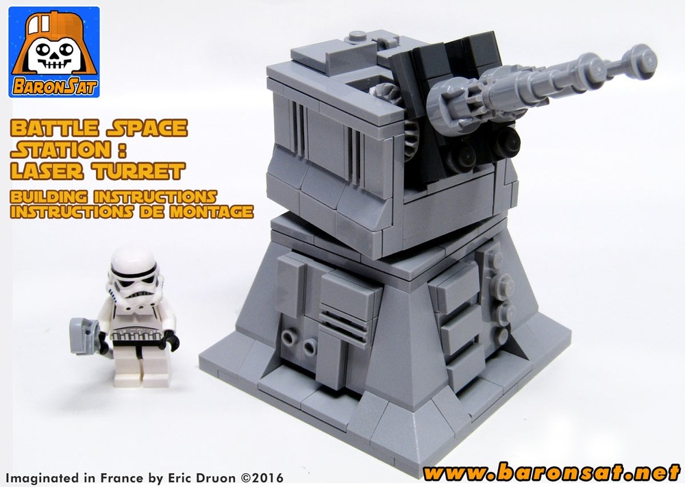 LEGO MOC-195316 Death Star Turret by BaronSat | Rebrickable - Build ...