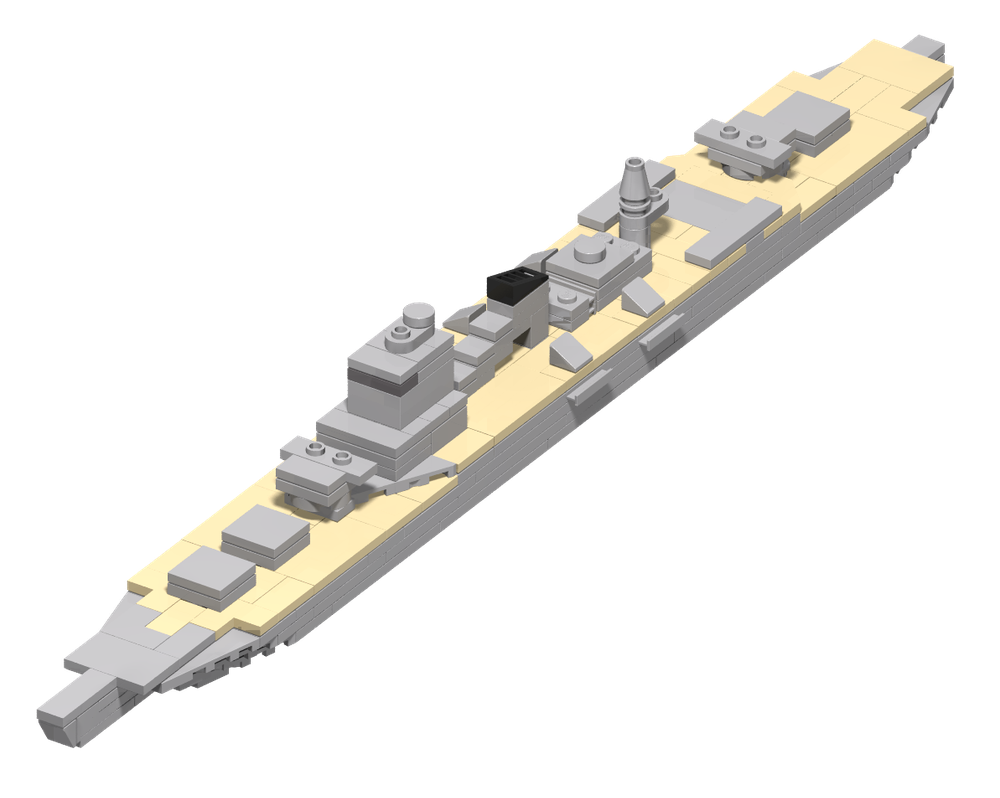 LEGO MOC 1:560 scale IJN Shimanto(wows) by yamato534 | Rebrickable