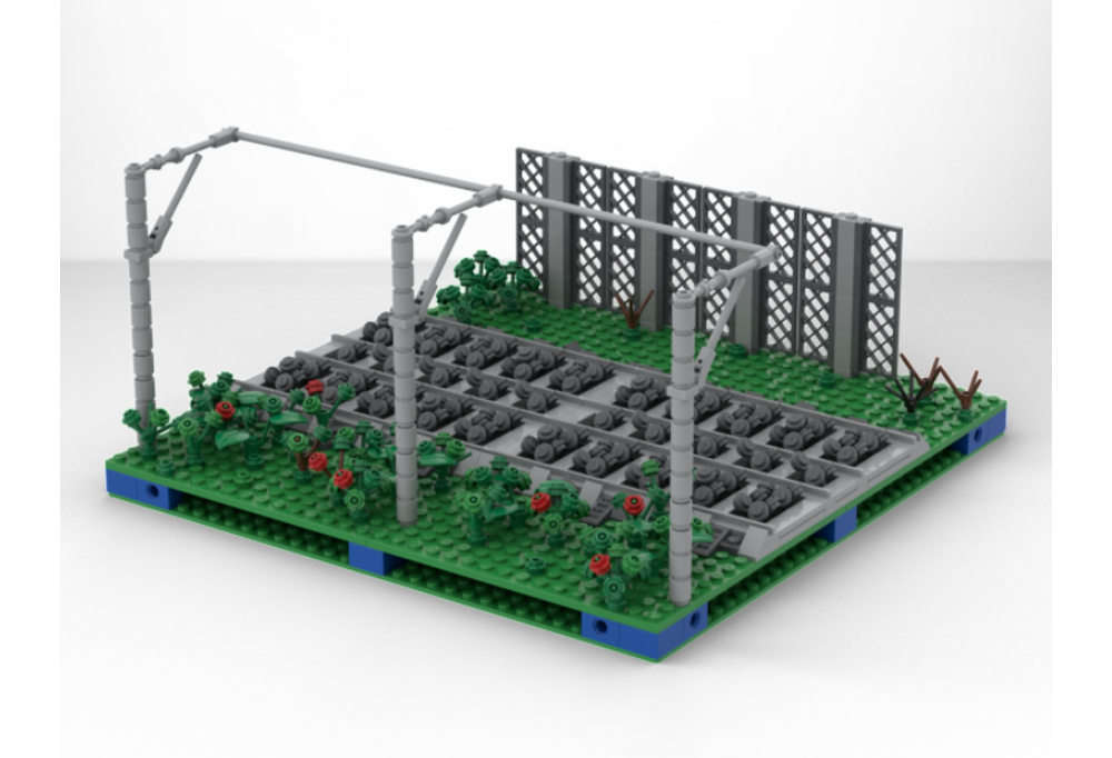 LEGO MOC train rails by CreatorExpert | Rebrickable - Build with LEGO