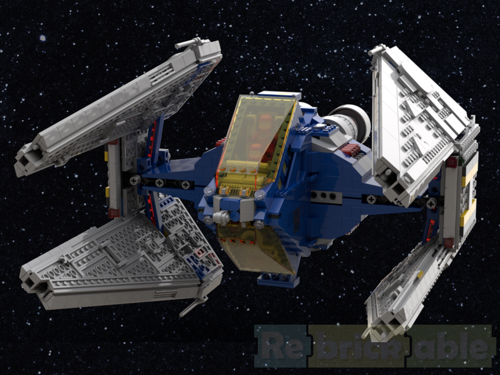 LEGO MOC-195446 Galaxy Surveyor from 2x 10497 Galaxy Explorer by
