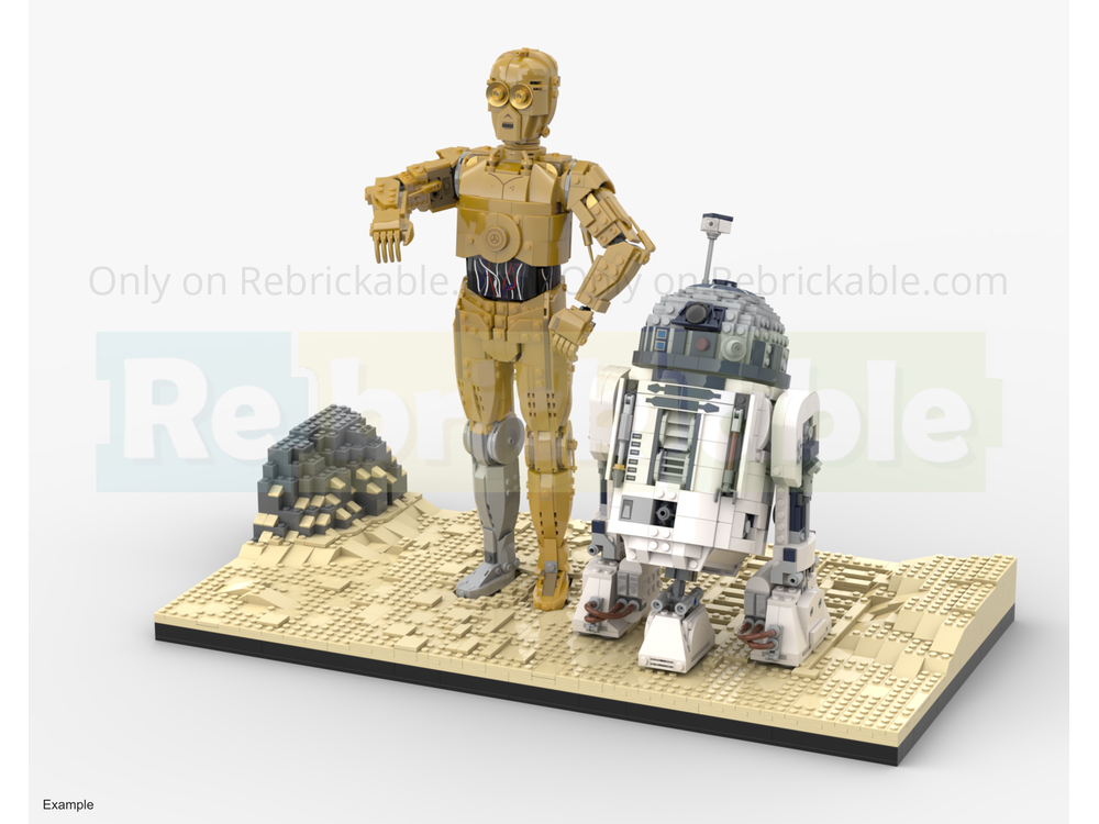 LEGO MOC-195452 Droids in the desert by langemat | Rebrickable - Build ...