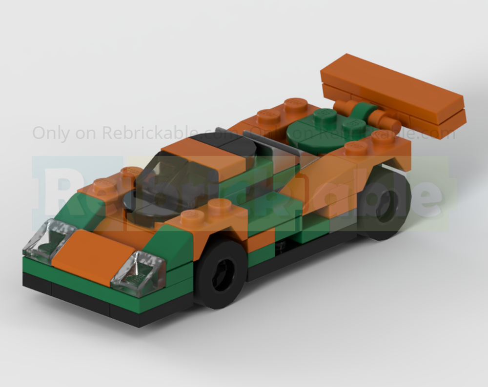 LEGO MOC-195492 Mazda 787B Group C Racing Car - Half Speed