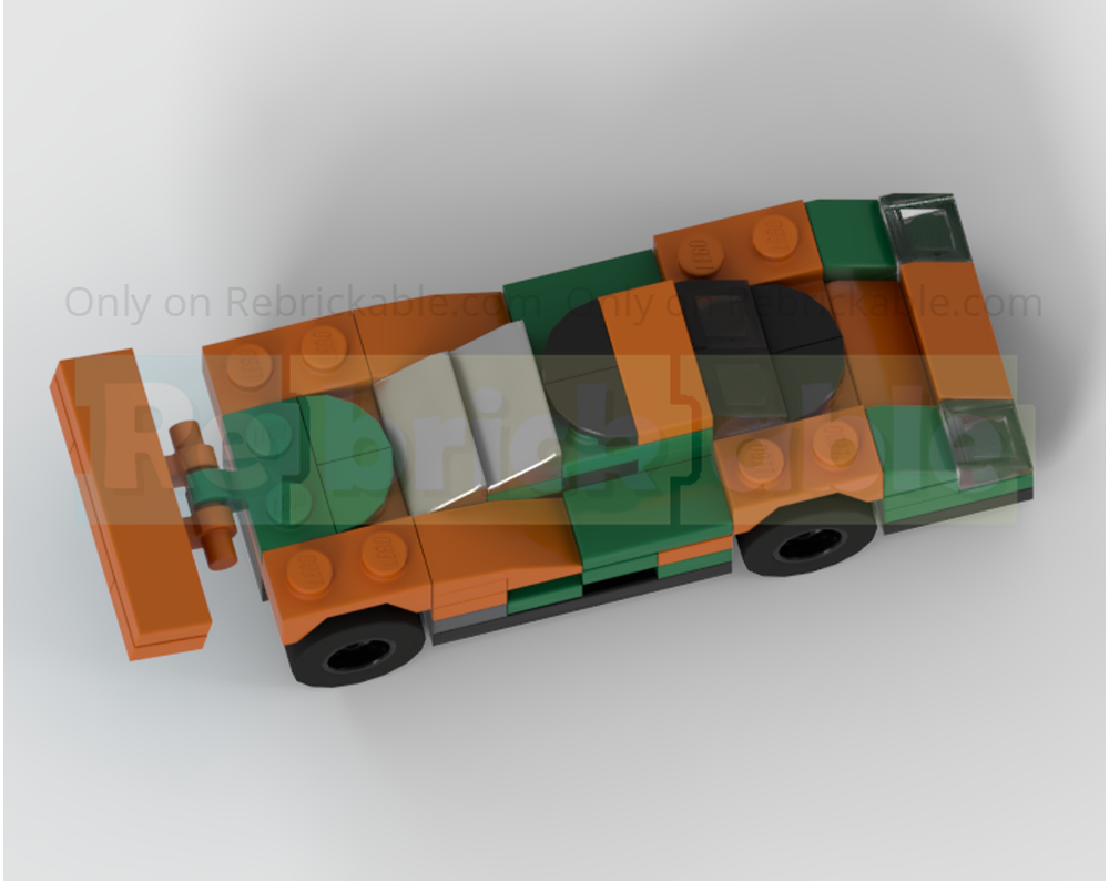LEGO MOC-195492 Mazda 787B Group C Racing Car - Half Speed