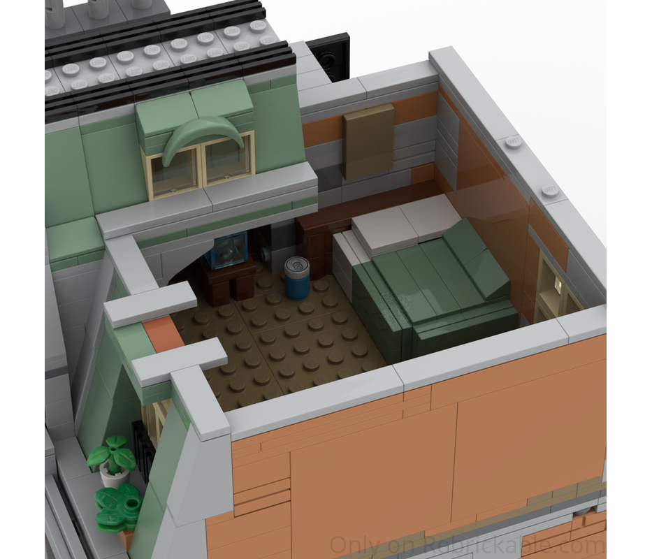 LEGO MOC Antique Bookstore & Townhouse by rebelnili | Rebrickable ...