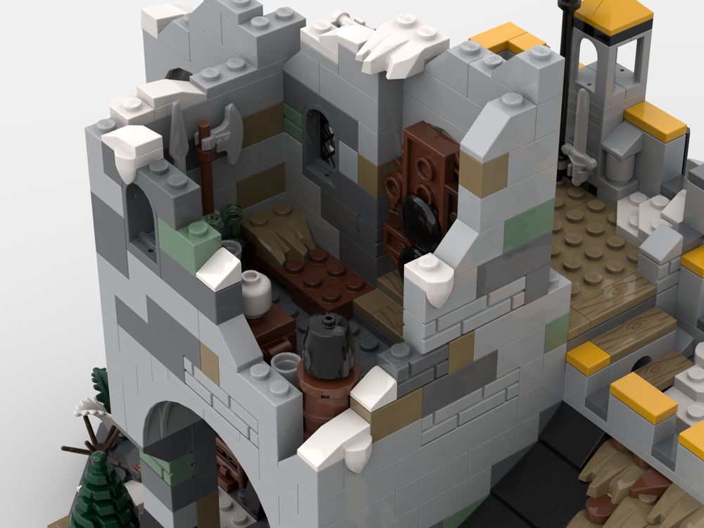 LEGO MOC-196122 Destroyed Gate by PeterLirken | Rebrickable - Build ...