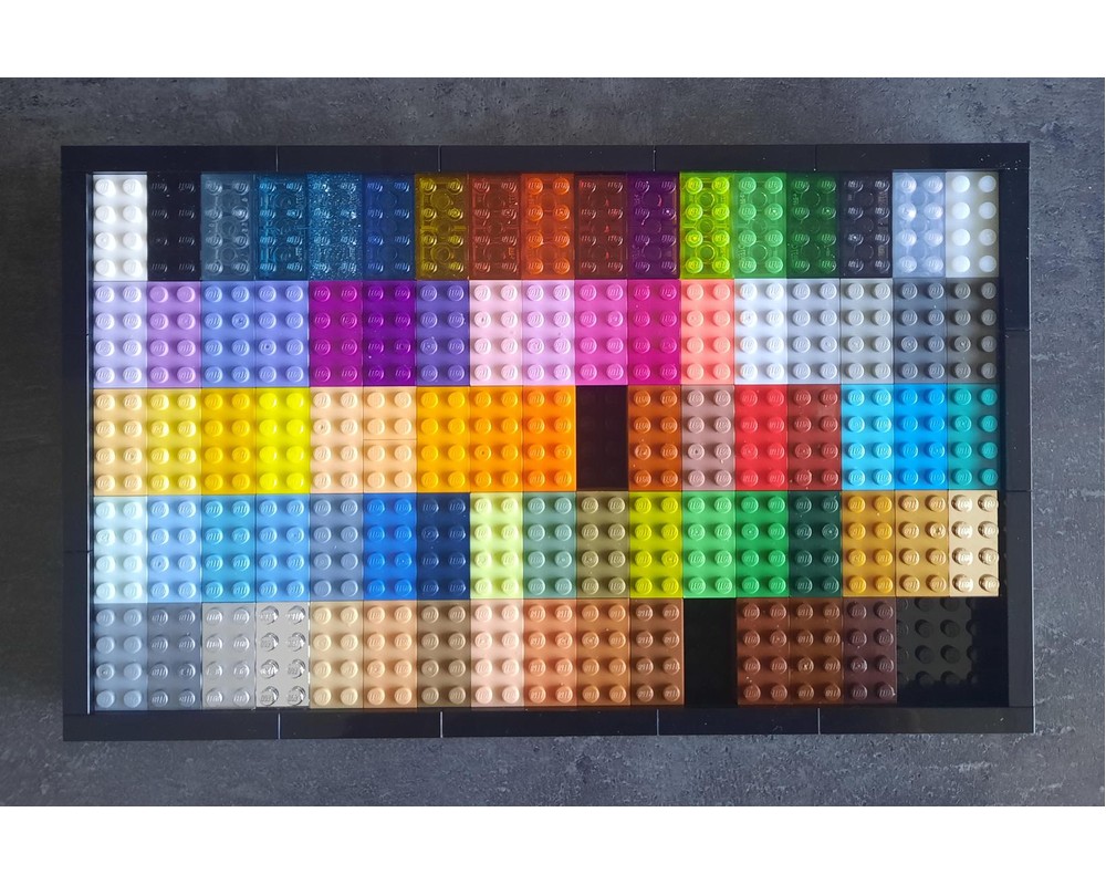 LEGO MOC-196153 Brick 2x4 Display Panel V3 by VDWWD | Rebrickable ...