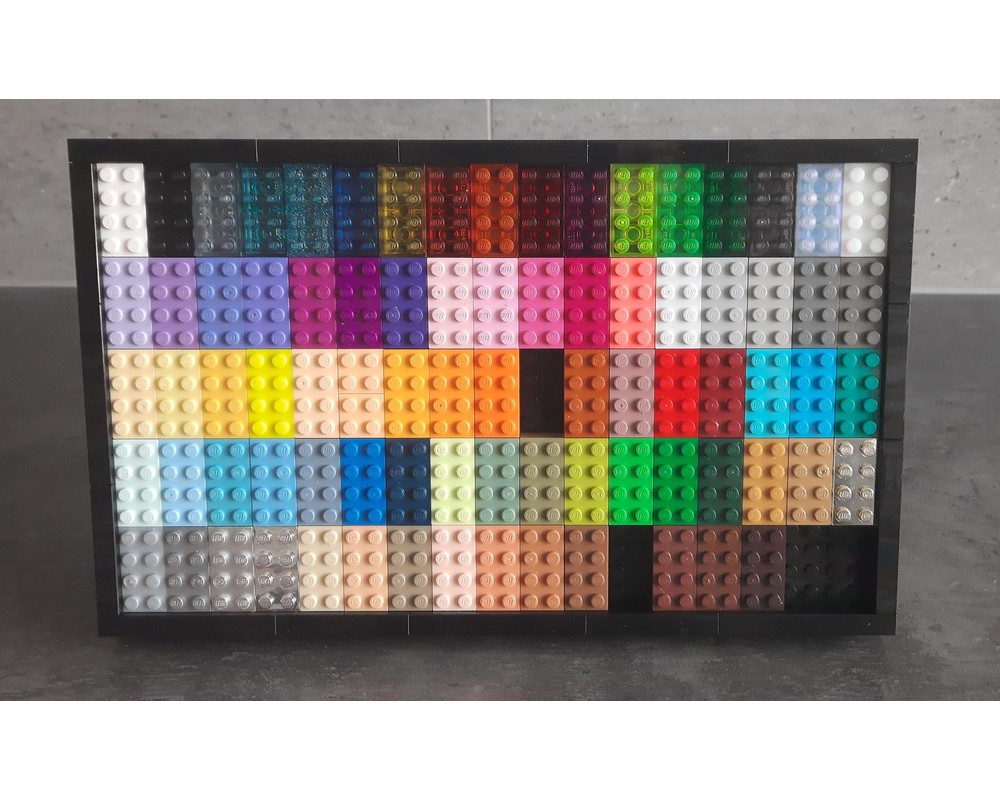 LEGO MOC Brick 2x4 Display Panel V3 by VDWWD | Rebrickable - Build with ...