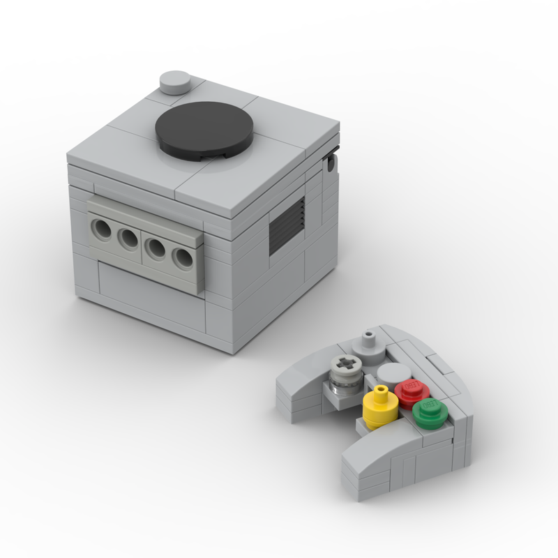 LEGO MOC GameCube (Platinum Silver) by nostalgics | Rebrickable - Build ...