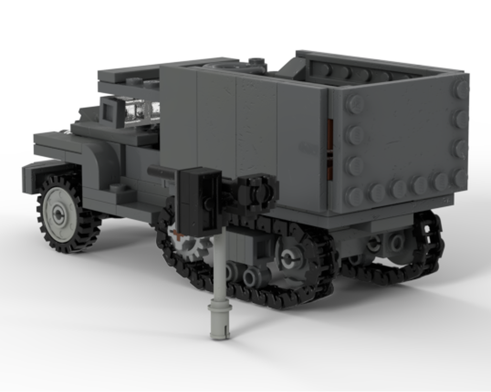 LEGO MOC-196180 M3 Halftrack V3 by ZaneWC | Rebrickable - Build with LEGO