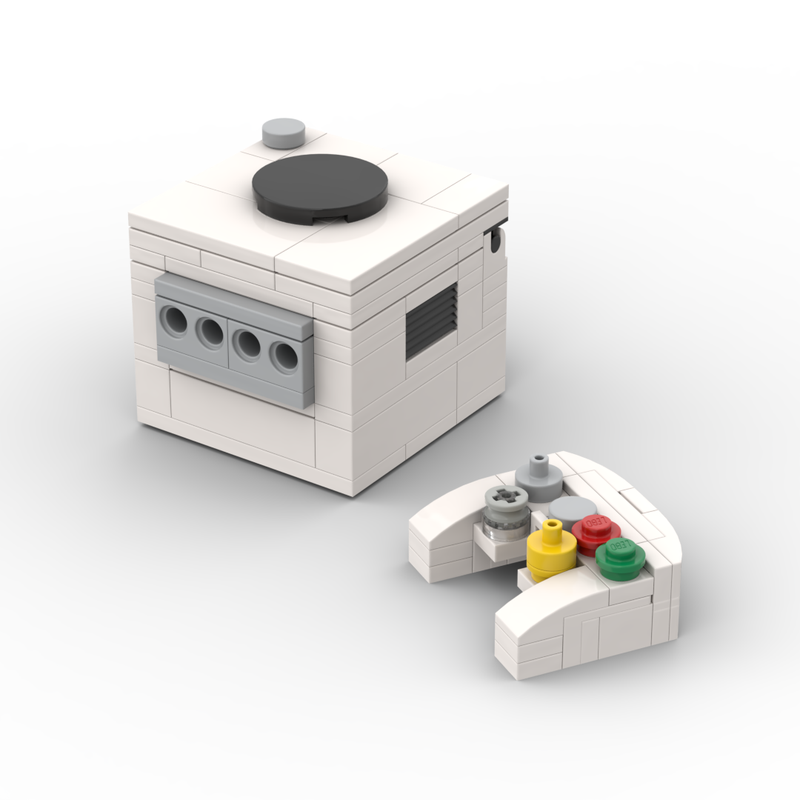 LEGO MOC GameCube (Pearl White) by nostalgics | Rebrickable - Build ...