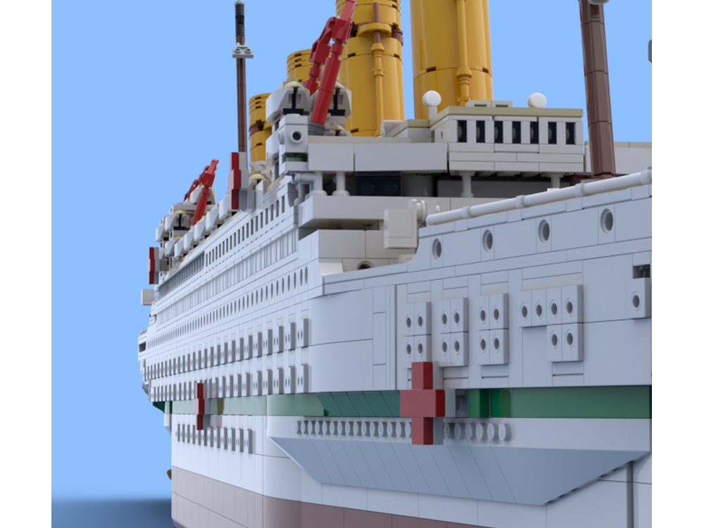 LEGO MOC HMHS Britannic by bricksntonic | Rebrickable - Build with LEGO