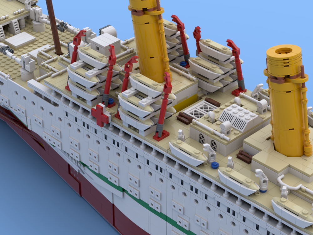 LEGO MOC HMHS Britannic by bricksntonic | Rebrickable - Build with LEGO
