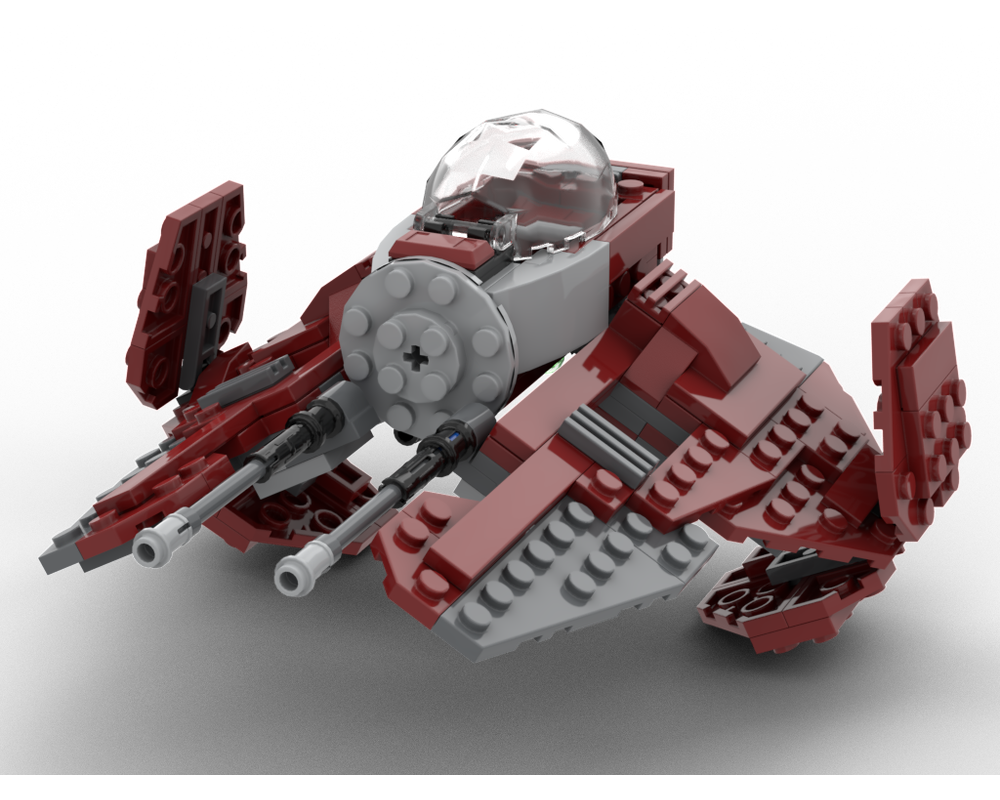 LEGO MOC-196383 Jedi interceptor alternate build of set 75354 by