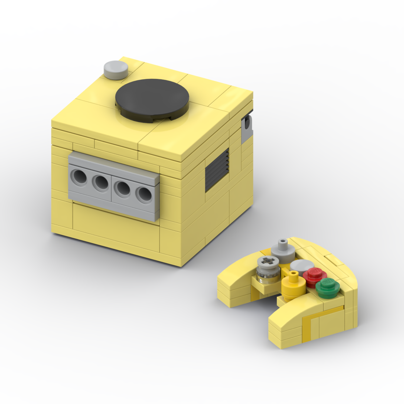 LEGO MOC GameCube (Starlight Gold) by nostalgics | Rebrickable - Build ...