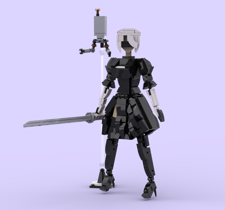 LEGO MOC 2B (Nier Automata) by Teckbricks | Rebrickable - Build with LEGO