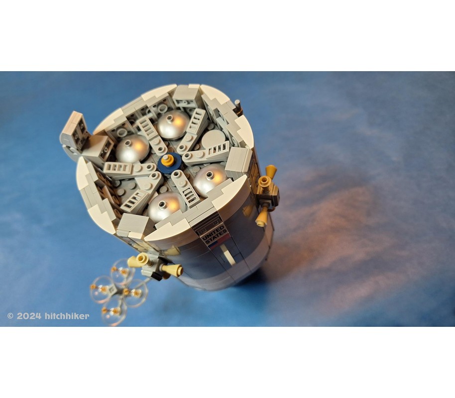 LEGO MOC Apollo 11 Command and Service Module by hitchhiker