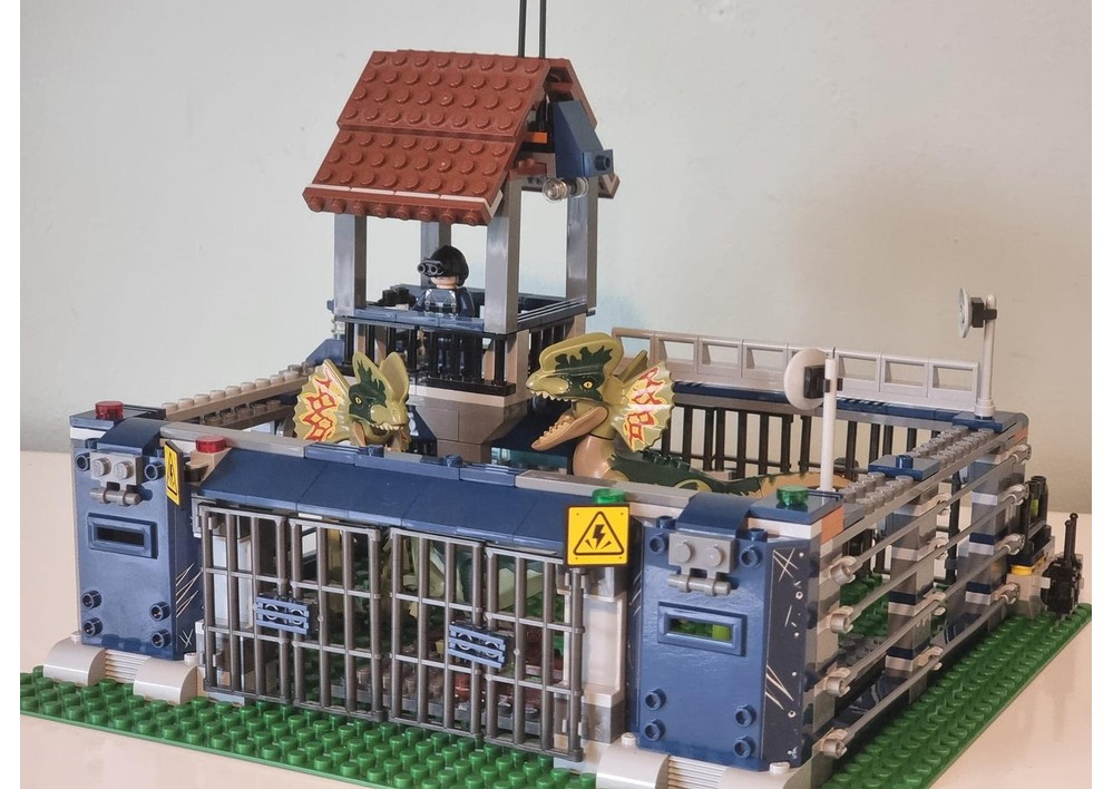LEGO MOC-196513 Dinosaur Paddock - Dilophosaurus Breeding Pen by ...