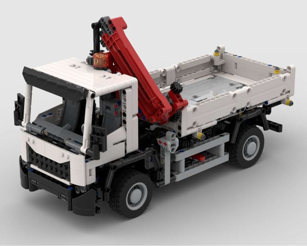 LEGO MOC-196536 Tipper Truck with Crane by thirdwigg | Rebrickable ...