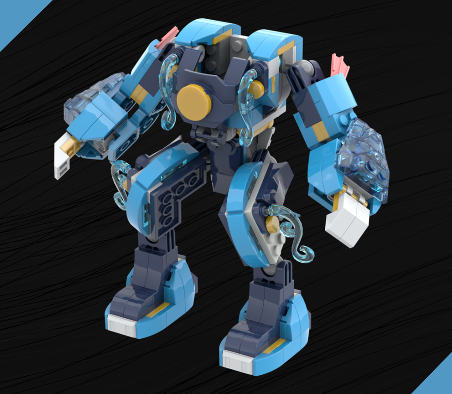 LEGO MOC Nya's Elemental Mech by Pepestudss | Rebrickable - Build