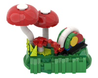 LEGO MOC 71426 Mushrooms and Snail by zengogobrick LEGO MOC 71426 Mushrooms and Snail by zengogobrick