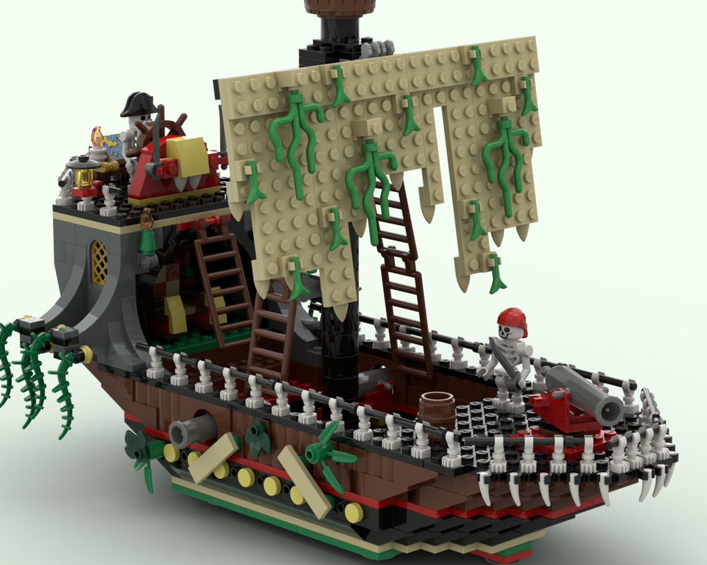 LEGO MOC Ghost Ship by jacobhorn Rebrickable Build with LEGO