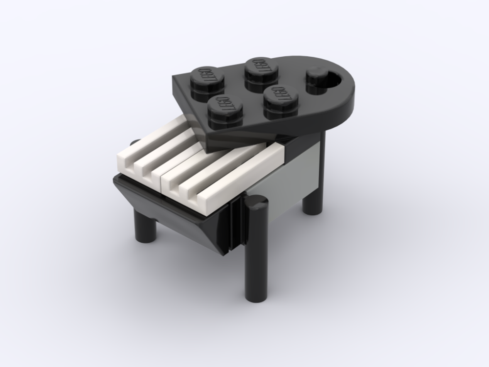 LEGO MOC 8-piece piano by LegoOri | Rebrickable - Build with LEGO