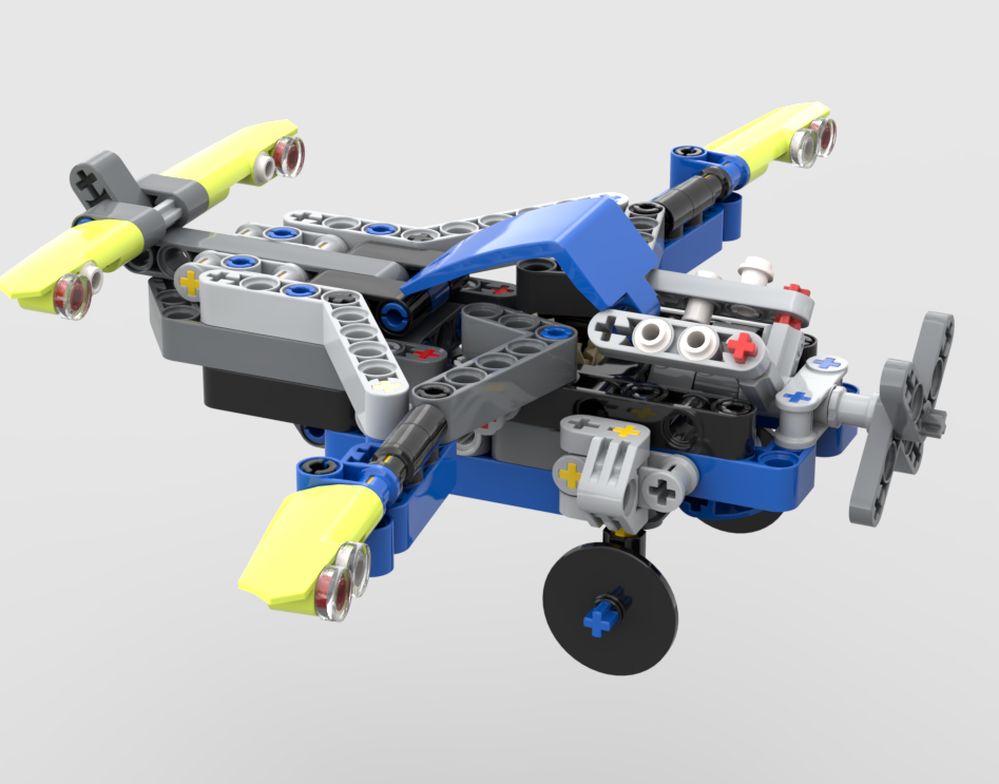 LEGO MOC Agricultural Aircraft by Raptor9889 Rebrickable Build with