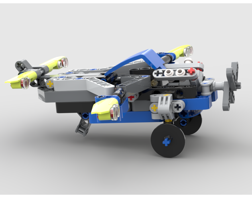 LEGO MOC Agricultural Aircraft by Raptor9889 Rebrickable Build with