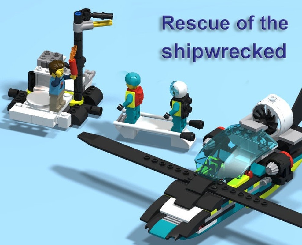 LEGO MOC-196904 Rescue of the shipwrecked by altester | Rebrickable ...