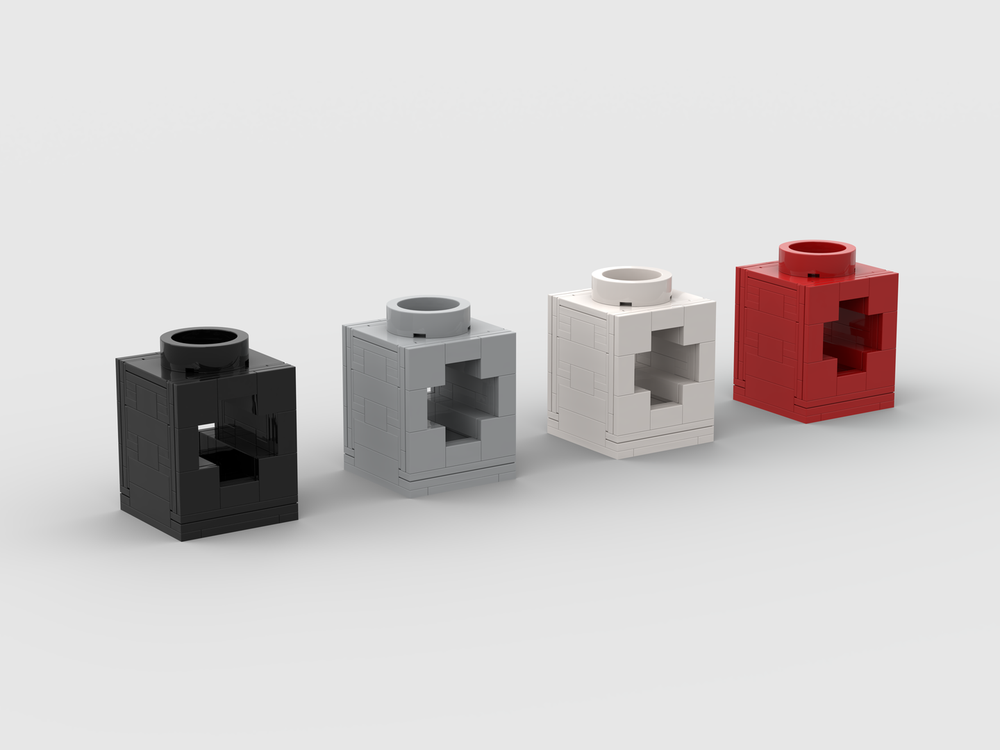 LEGO MOC-196953 Upscaled technic brick with axle hole by Briquoleur ...