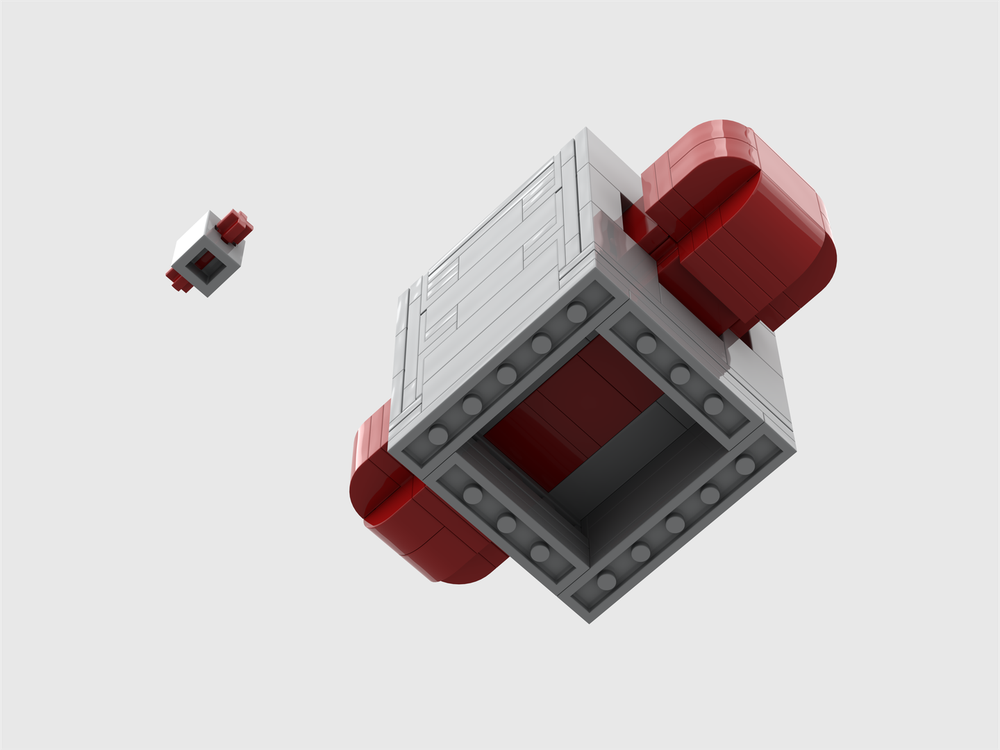 LEGO MOC-196953 Upscaled technic brick with axle hole by Briquoleur ...