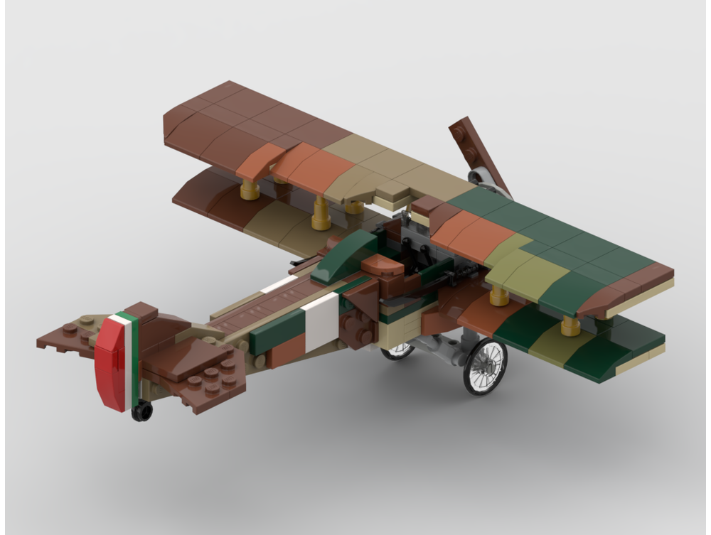 LEGO MOC Spad XIII fighter of WWI by Rebrickable