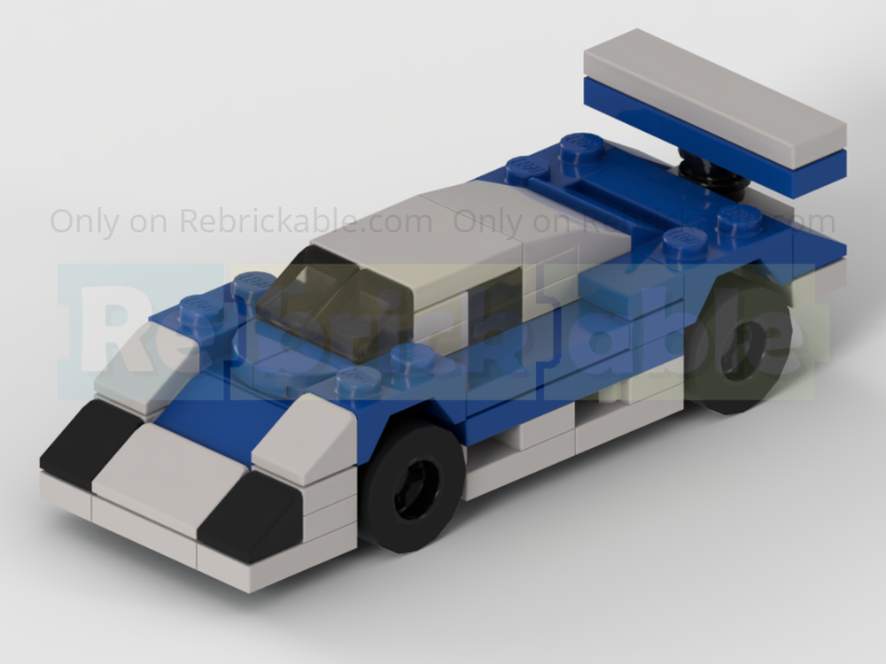 LEGO MOC Minolta Toyota 88C-V Group C Racing Car - Half Speed