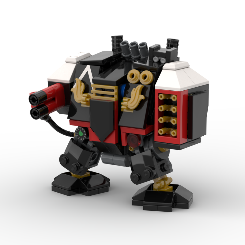 LEGO MOC Warhammer 40K Black Templar Dreadnought by bricktingsmon ...