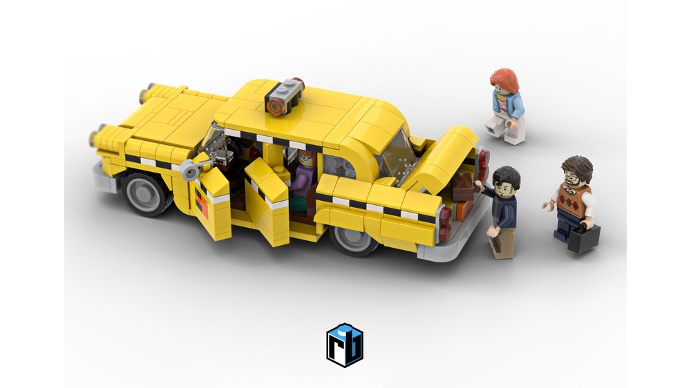 LEGO MOC New York Checker Cab (A11) by RollingBricks | Rebrickable ...