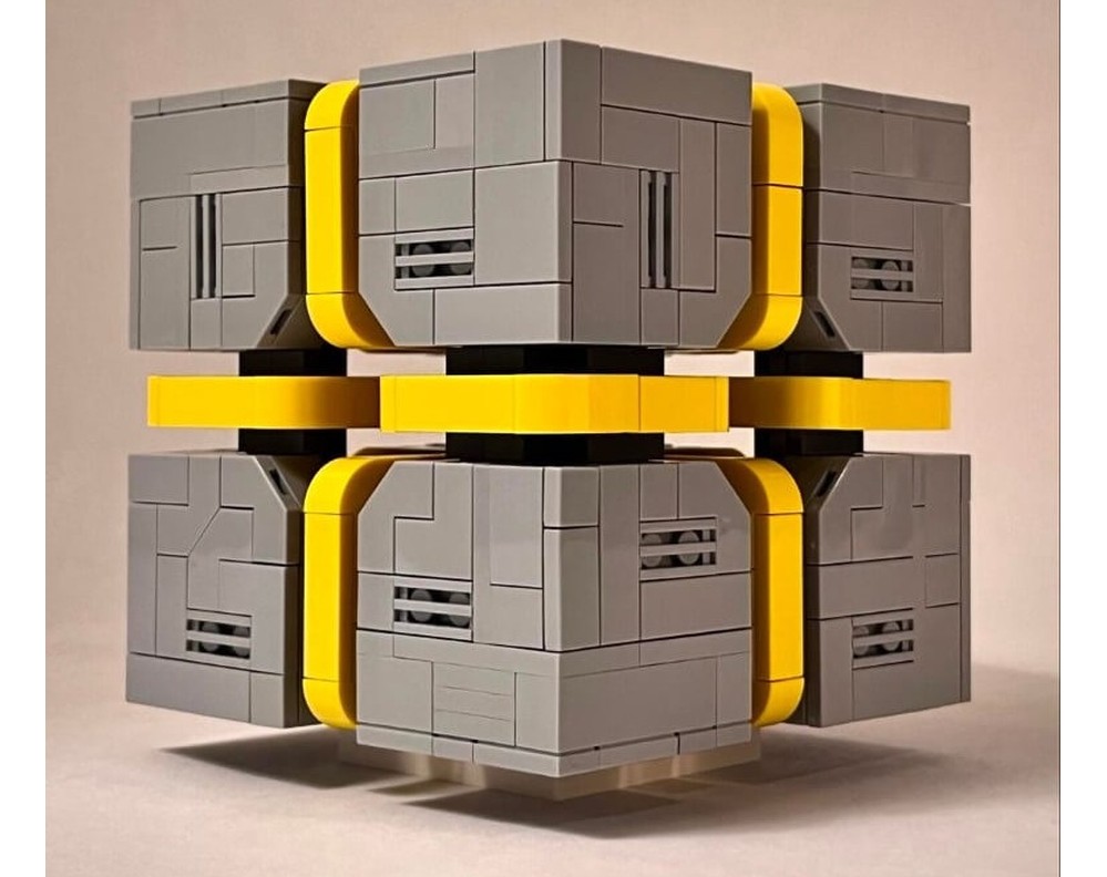 LEGO MOC Sci-Fi Caution Cube, by Zachary Steinman by Planet GBC ...