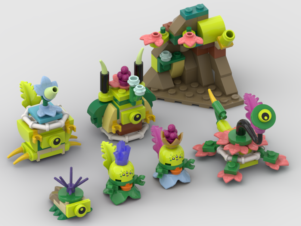 LEGO MOC-197129 New Alien Friends by Jeruvian | Rebrickable